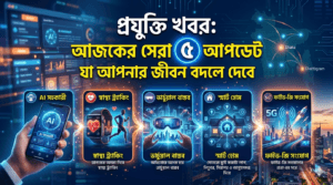 প্রযুক্তি খবর: আজকের সেরা ৫ আপডেট যা আপনার জীবন বদলে দেবে