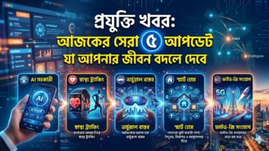 প্রযুক্তি খবর: আজকের সেরা ৫ আপডেট যা আপনার জীবন বদলে দেবে