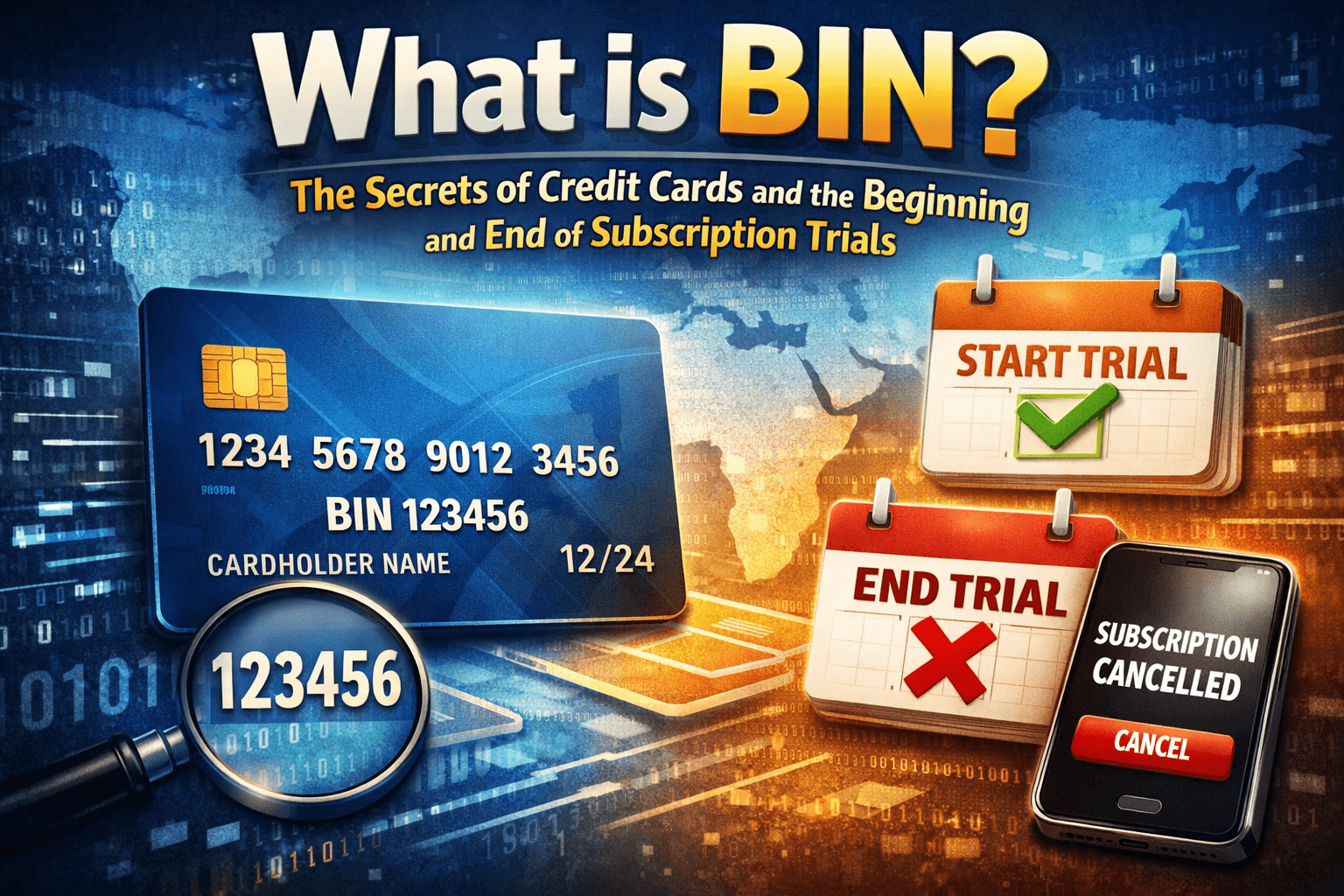 BIN কি ক্রেডিট কার্ডের গোপন রহস্য এবং সাবস্ক্রিপশন ট্রয়ালের আদ্যোপান্ত