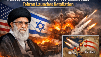 Iran Supreme Leader Killed in Joint US-Israeli Strikes as Tehran Retaliates