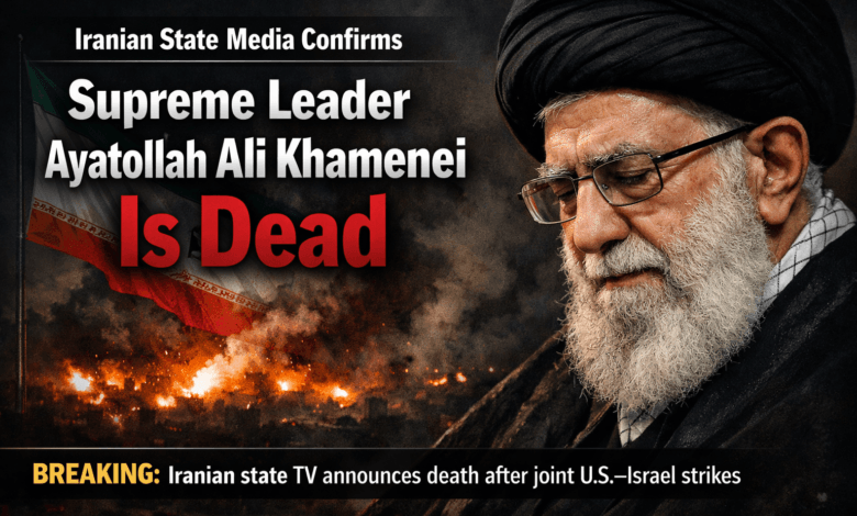 Supreme Leader Khamenei Is Dead