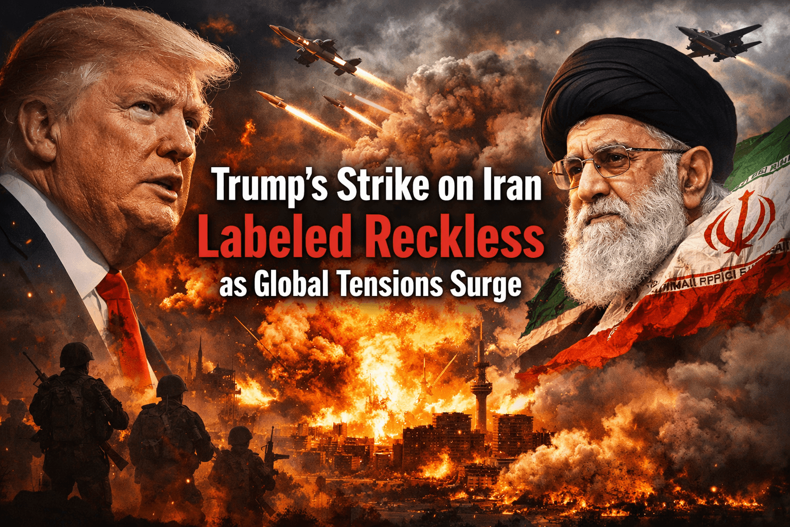 Trump’s Strike on Iran Labeled Reckless as Global Tensions Surge