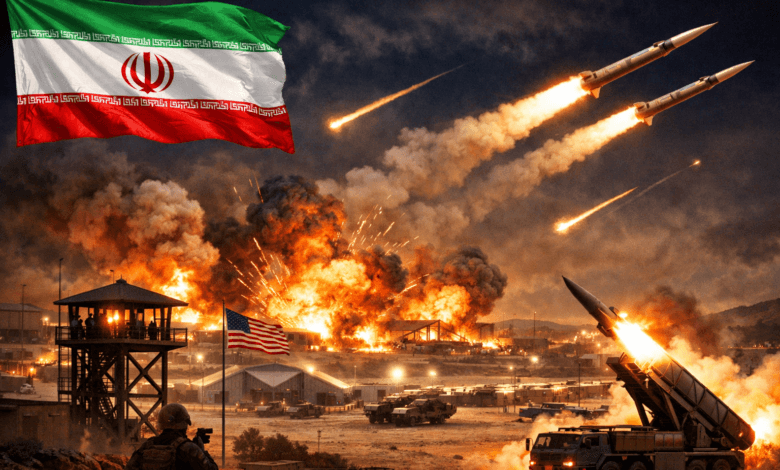 ইরানে হামলার পর মধ্যপ্রাচ্যের মার্কিন ঘাঁটিতে ইরানের পাল্টা ক্ষেপণাস্ত্র হামলা