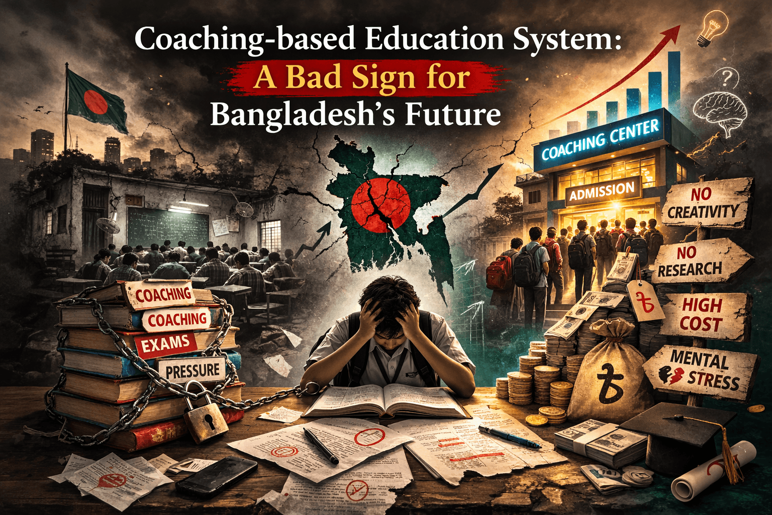কোচিং-নির্ভর শিক্ষা ব্যবস্থা বাংলাদেশের ভবিষ্যতের জন্য অশনিসংকেত