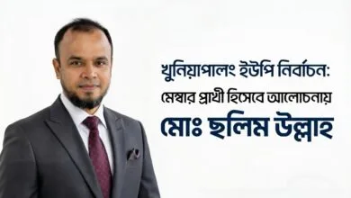 খুনিয়াপালং ইউপি নির্বাচন মেম্বার প্রার্থী হিসেবে আলোচনায় মোঃ ছলিম উল্লাহ