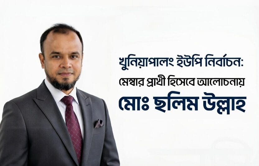 খুনিয়াপালং ইউপি নির্বাচন মেম্বার প্রার্থী হিসেবে আলোচনায় মোঃ ছলিম উল্লাহ