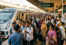 ট্রেনে আগাম টিকিটে ভোগান্তিহীন ঈদযাত্রা শুরু