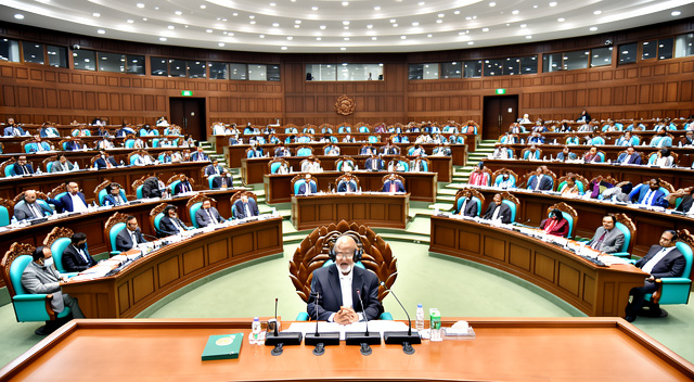 ত্রয়োদশ সংসদের সভাপতি হলেন ড. খন্দকার মোশাররফ হোসেন