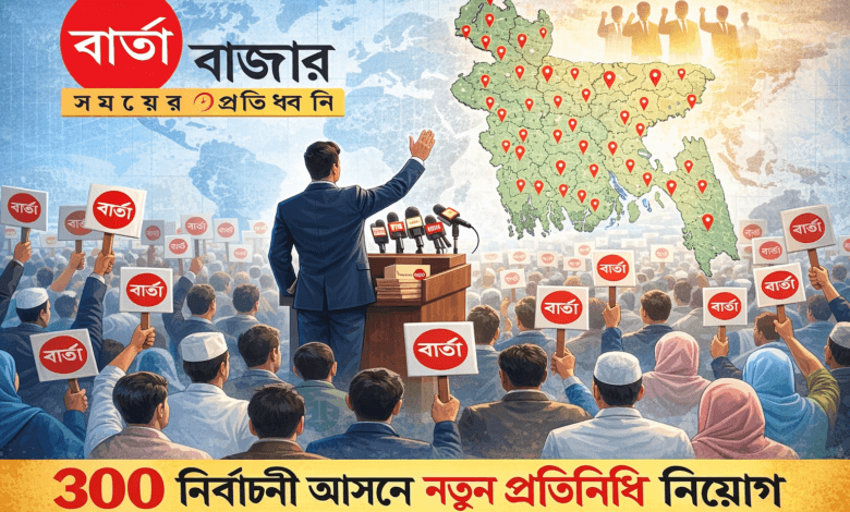দেশের ৩০০ সংসদীয় আসনে নতুন প্রতিনিধি নিয়োগ দিচ্ছে বার্তা বাজার