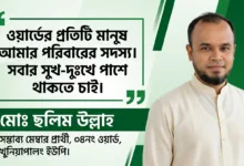 সম্ভাব্য মেম্বার প্রার্থী মোঃ ছলিম উল্লাহ